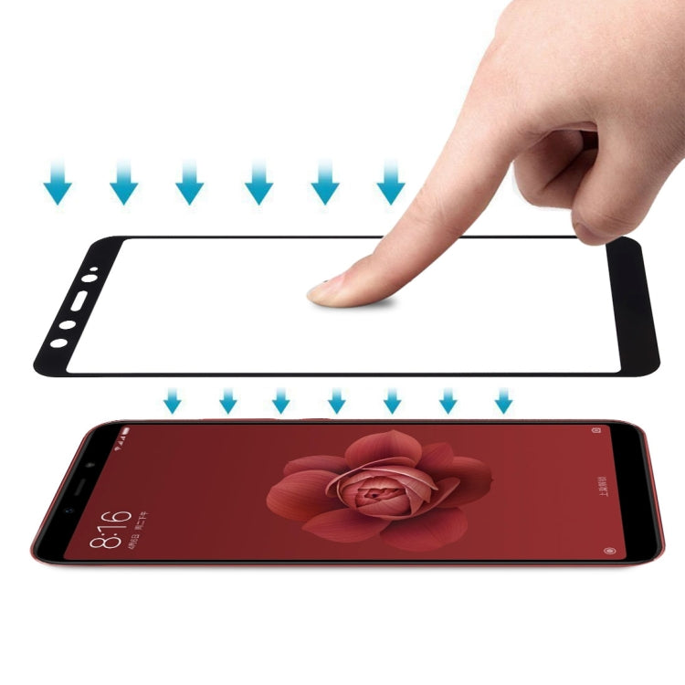 Ultra Thin 9H 3D HD Anti-burst Full Screen Carbon Fiber Tempered Glass Film for Xiaomi Mi 6X / A2